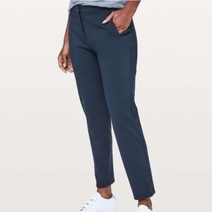 Lululemon On The Move pants Dark Blue size 10